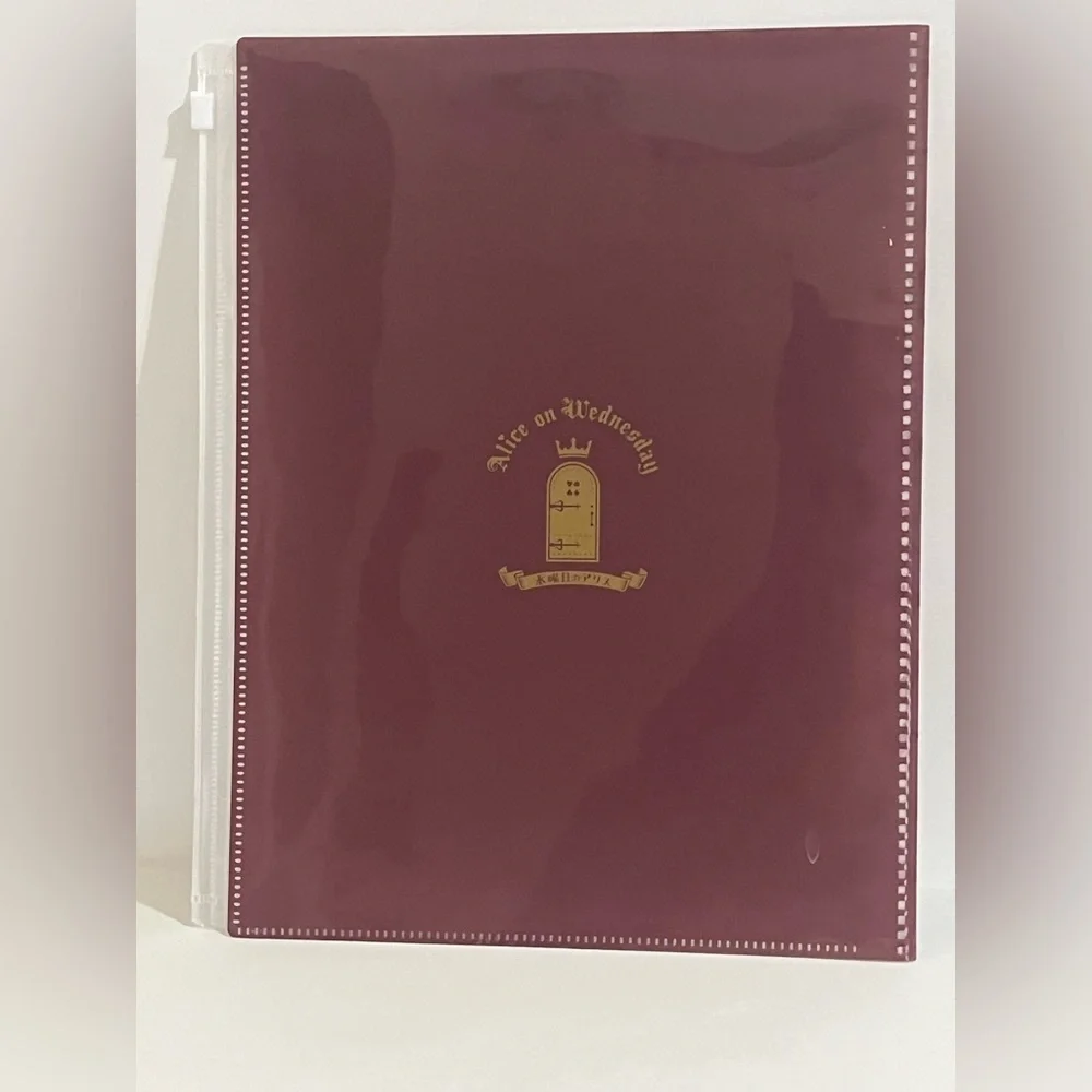Alice on Wednesday (Alice in Wonderland) Six Pocket Folder -one w Zip Closure
